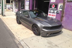 close-front-view-mustang