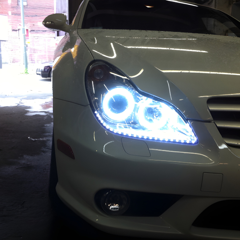 mercedes-headlight
