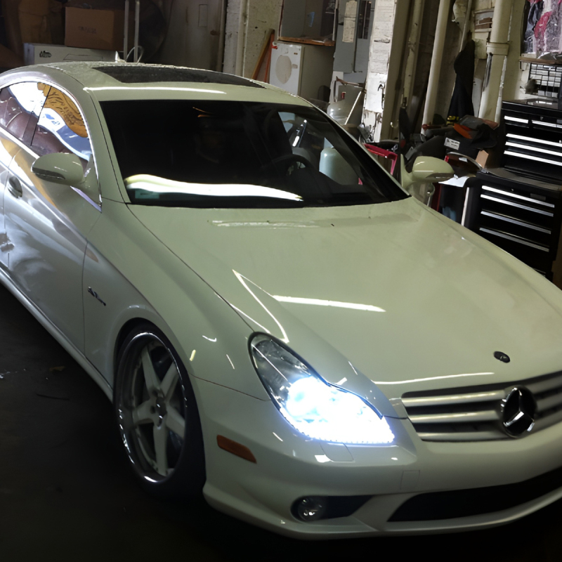 white-mercedes