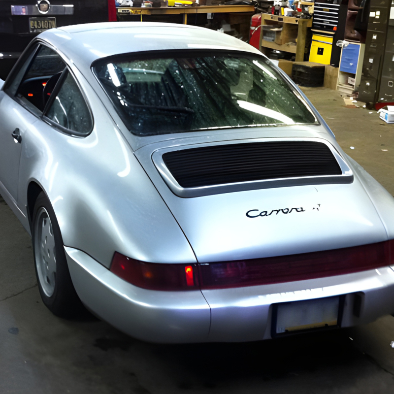 silver-porsche-back